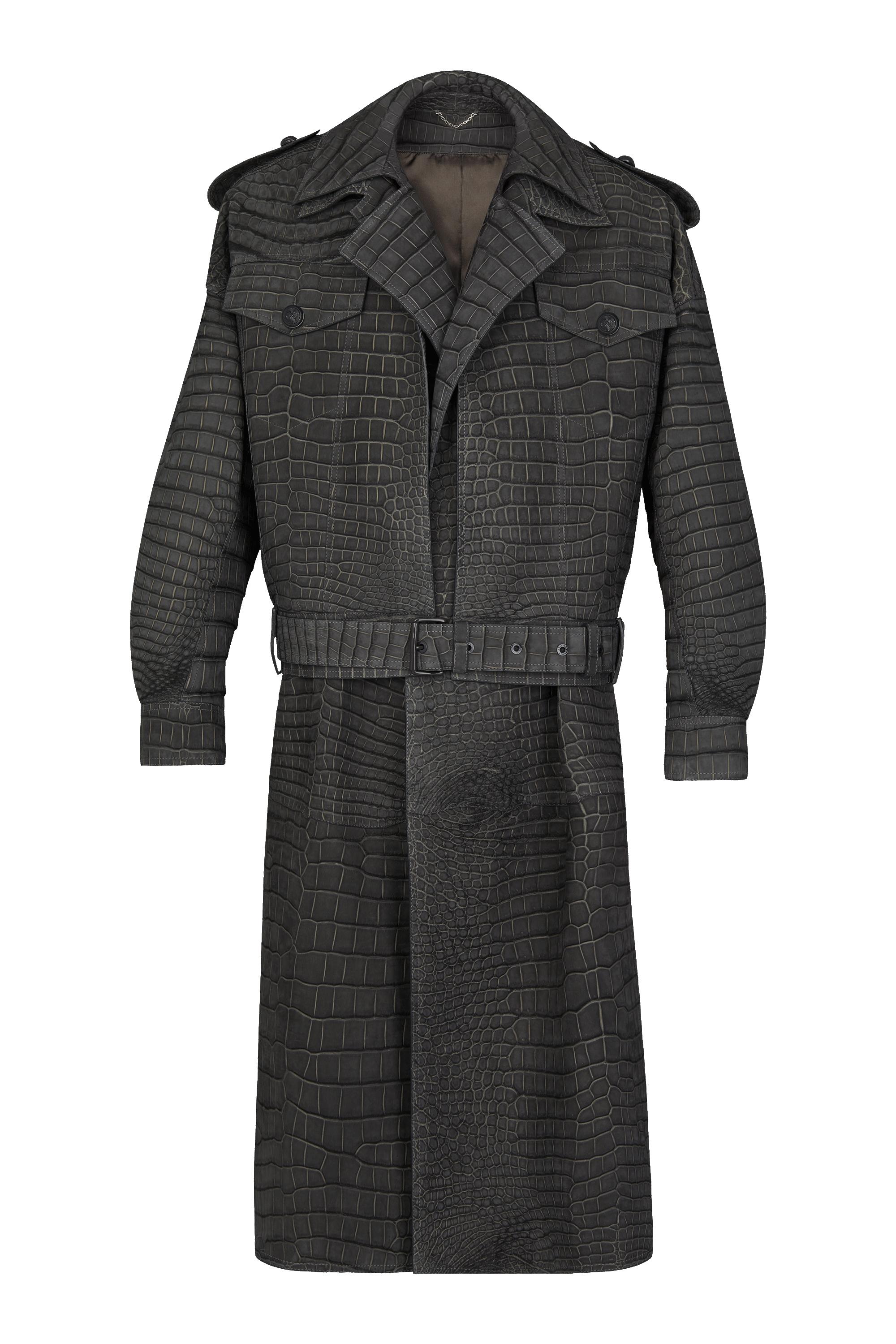 Crocodile trench 2025 coat louis vuitton